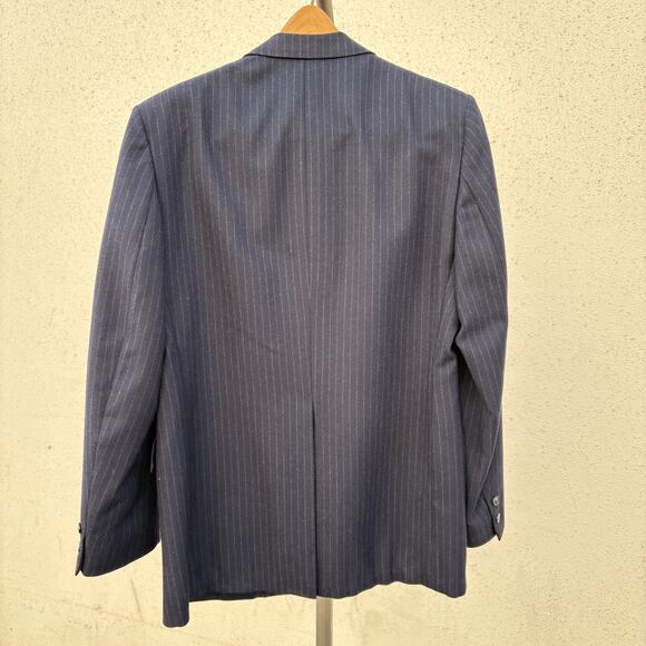 Vintage Brooks Brothers Brooksgate Pin-Striped Blazer USA Made Sports Coat Union - Picture 11 of 13